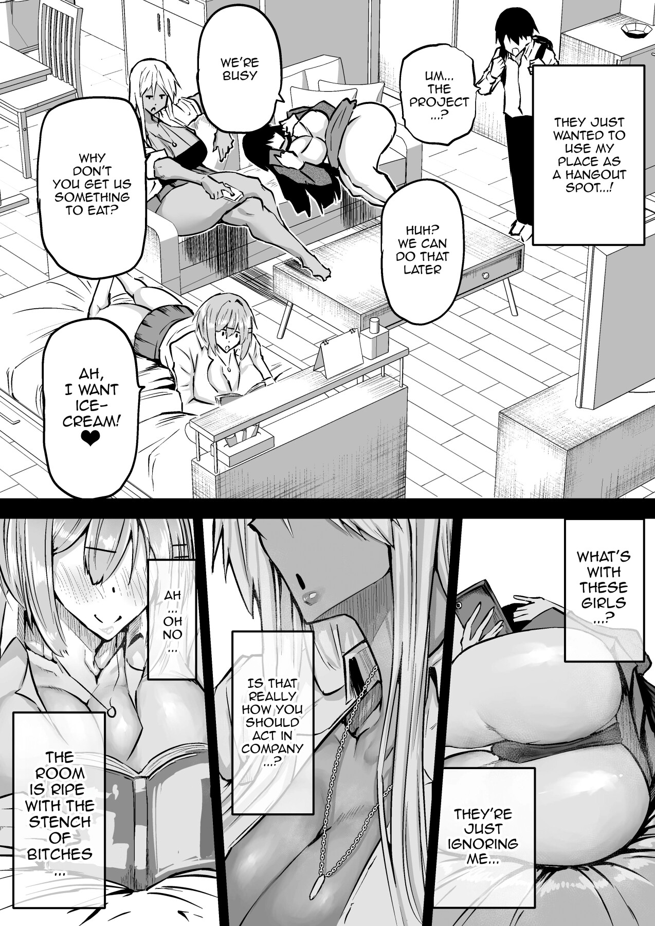 Hentai Manga Comic-The Huge Tittied Gals That Suck Everything Out Of Me-Read-5